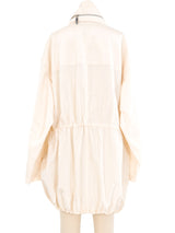 Donna Karan Silk Drawstring Jacket Jacket arcadeshops.com