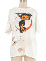1980s Betty Boop Distressed Tee T-Shirt arcadeshops.com