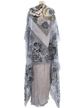 Zandra Rhodes Pleated Column Dress with Duster Dress arcadeshops.com