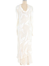 Judy Hornby Velvet Burnout Silk Dress Dress arcadeshops.com