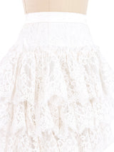 Ungaro Tiered Lace Skirt Bottom arcadeshops.com