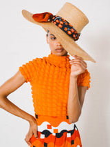 Large Wide Brimmed Straw Hat Accessory arcadeshops.com