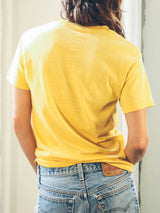Yellow Distressed Pocket Tee T-Shirt arcadeshops.com
