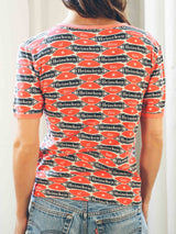 Heineken Novelty Print Ringer Tee T-Shirt arcadeshops.com