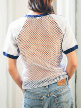 Mesh Ringer Raglan Tee T-Shirt arcadeshops.com