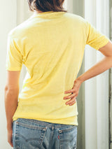 1970's Floral Embroidered Tee T-SHIRT arcadeshops.com