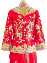 Embellished Chinese Wedding Ensemble Suit arcadeshops.com