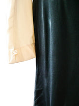 Chanel Black and White Satin Dress Dress arcadeshops.com