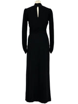 1930's Sequin Embellished Crepe Gown Dress arcadeshops.com