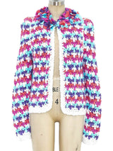 Ribbon Knit Pastel Jacket Jacket arcadeshops.com