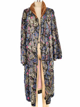 Fully Beaded 1920's Lame Opera Coat Jacket arcadeshops.com