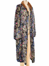 Fully Beaded 1920's Lame Opera Coat Jacket arcadeshops.com