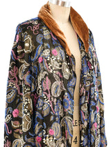 Fully Beaded 1920's Lame Opera Coat Jacket arcadeshops.com