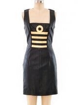 North Beach Leather Mini Dress Dress arcadeshops.com