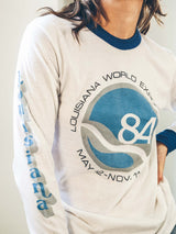 1984 World Expo Long Sleeve Tee T-Shirt arcadeshops.com