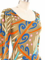 Missoni Abstract Printed Jersey Dress Dress arcadeshops.com