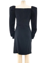 Arnold Scaasi Ruched Crepe Dress Dress arcadeshops.com
