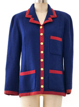 Chanel Ribbon Trimmed Tweed Jacket Jacket arcadeshops.com