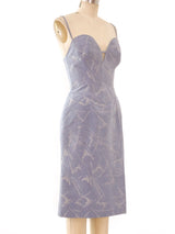 Thierry Mugler Logo Bustier Dress Dress arcadeshops.com