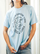 Seoul Elementary School Ringer Tee T-Shirt arcadeshops.com
