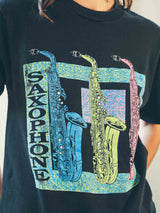 Saxophone Tee T-Shirt arcadeshops.com
