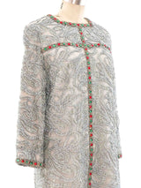 Bill Blass Tinsel and Crystal Embellished Dress Dress arcadeshops.com