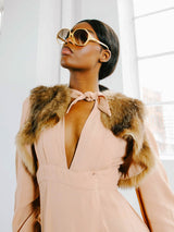 Chloe Fox Fur Harness Jacket arcadeshops.com