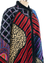 Koos Van Den Akker Reversible Patchwork Coat Outerwear arcadeshops.com