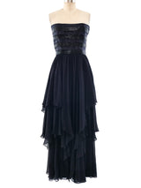 Gucci Beaded Strapless Dress Dress arcadeshops.com