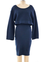 Alaia Crop Top Sweater Dress Dress arcadeshops.com