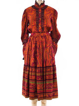 Yves Saint Laurent Paisley Skirt Ensemble Suit arcadeshops.com