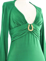 Roberto Cavalli Green Blouse