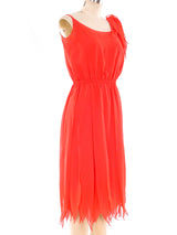 Travilla Layered Chiffon Dress Dress arcadeshops.com