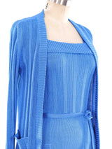 Pierre Cardin Cerulean Knit Ensemble Suit arcadeshops.com