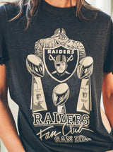 Distressed Raiders Fan Club Tee T-Shirt arcadeshops.com