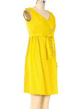 Geoffrey Beene Sunflower Linen Tank Dress Dress arcadeshops.com