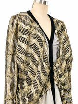 Balenciaga Layered Cardigan Top Top arcadeshops.com
