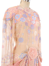 Zandra Rhodes Embellished Chiffon Dress Dress arcadeshops.com