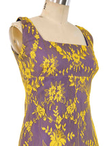 Gianni Versace Lace Mini Tank Dress Dress arcadeshops.com