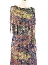 Missoni Floral Printed Fringe Dress Dress arcadeshops.com
