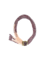 Coppola e Toppo Fringed Glass Bead Collar Necklace Jewelry arcadeshops.com