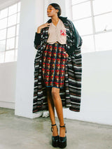 1970s Missoni Striped Mohair Maxi Cardigan