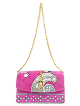 Emilio Pucci Printed Velvet Convertible Clutch Accessory arcadeshops.com