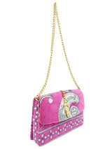 Emilio Pucci Printed Velvet Convertible Clutch Accessory arcadeshops.com