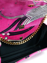 Emilio Pucci Printed Velvet Convertible Clutch Accessory arcadeshops.com