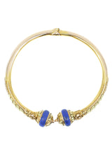 Sapphire Studded 9k English Hallmarked Bangle Fine Jewelry arcadeshops.com