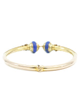 Sapphire Studded 9k English Hallmarked Bangle Fine Jewelry arcadeshops.com