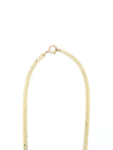 14k Herringbone Chain Necklace with Sapphire Fine Jewelry arcadeshops.com