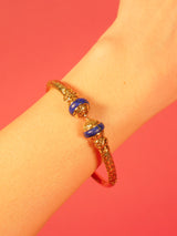 Sapphire Studded 9k English Hallmarked Bangle Fine Jewelry arcadeshops.com