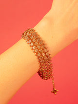 14k Gold and Diamond Starburst Bangle Fine Jewelry arcadeshops.com